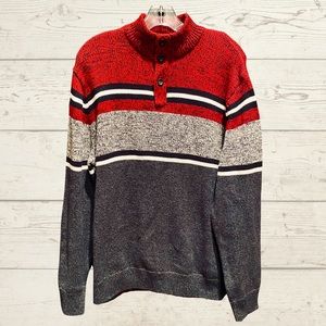 Chaps Colorblock Stripe Men’s Sweater | L